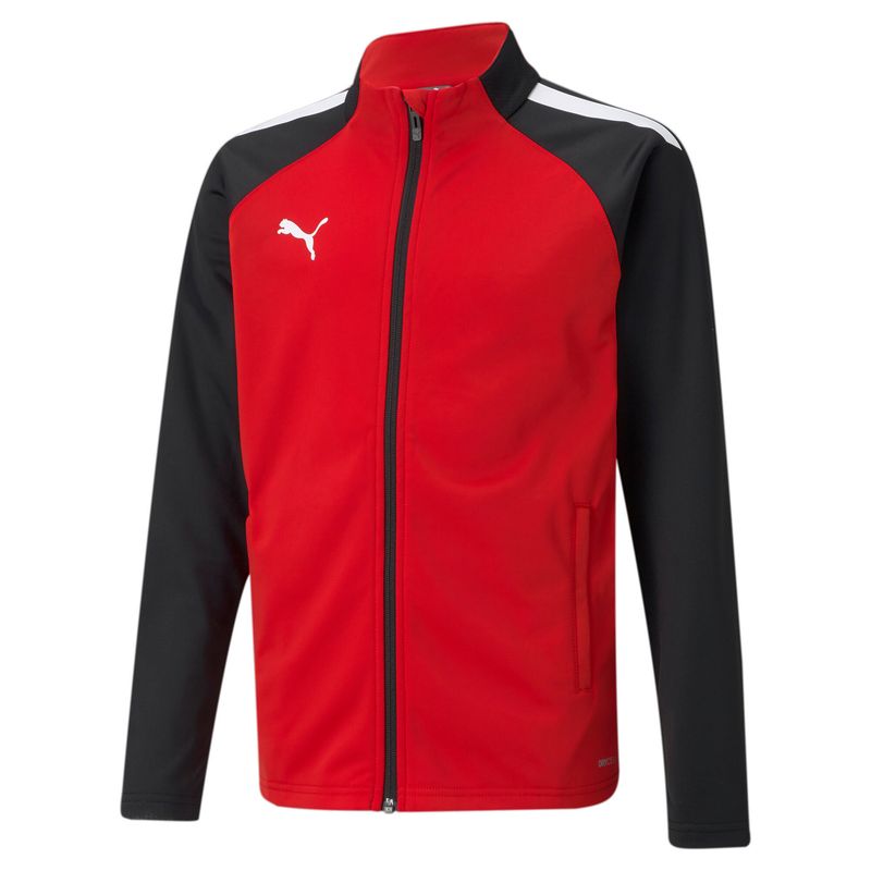 PUMA teamLIGA Training Jacket Jr  Football - Puma Red-Puma Black