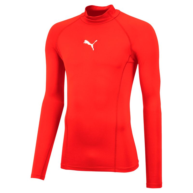 PUMA LIGA Baselayer Tee LS Warm Herren Football - Puma Red