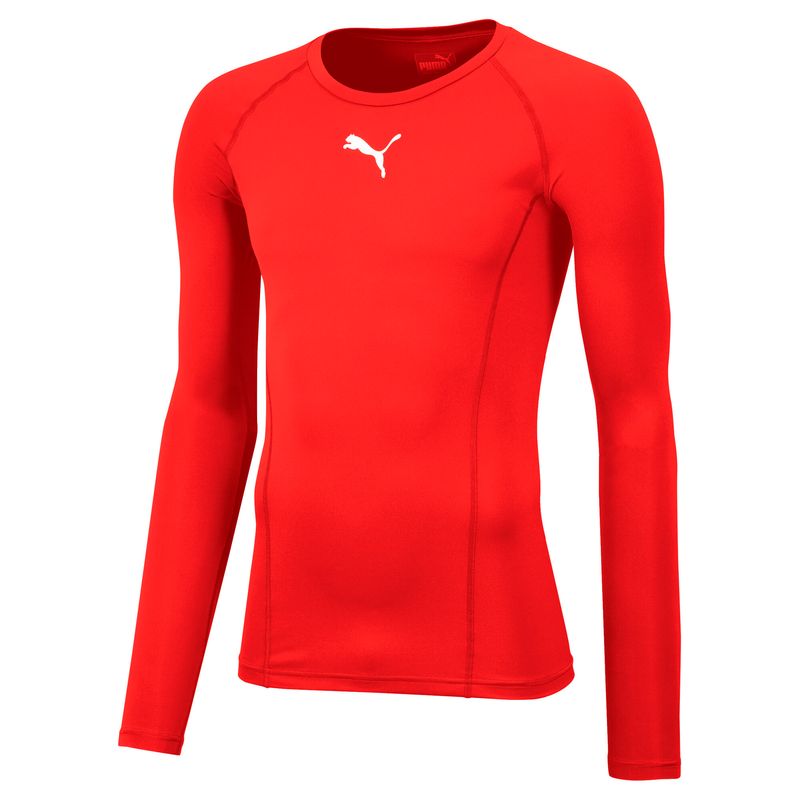 PUMA LIGA Baselayer Tee LS Jr  Football - Puma Red