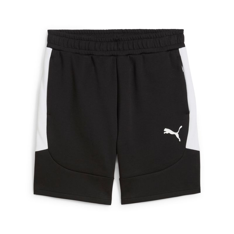 PUMA teamEVOSTRIPE Shorts Herren Football - PUMA Black-PUMA Silver-PUMA White, M