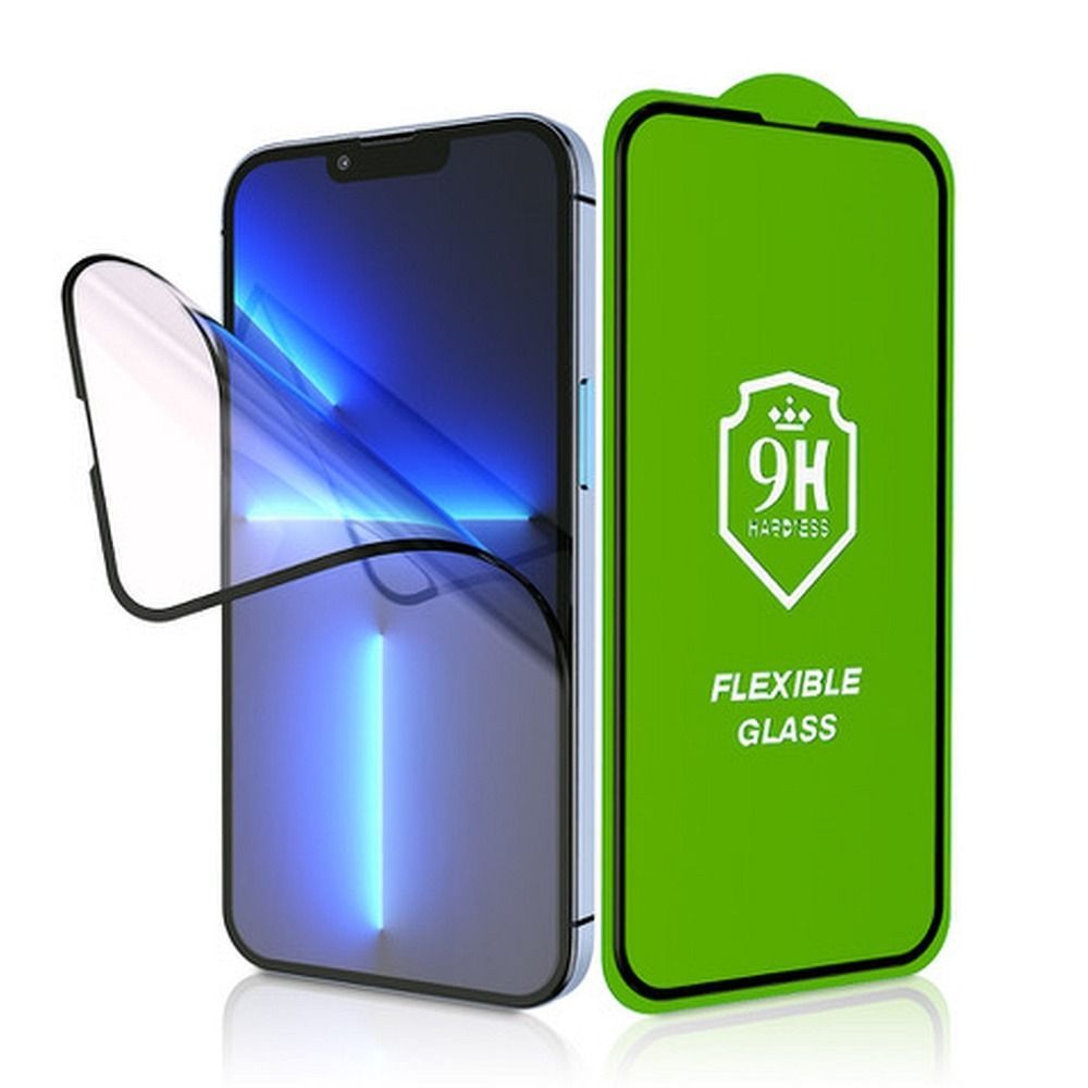3D Full Cover Nano Glasfolie, Modell: iPhone 14