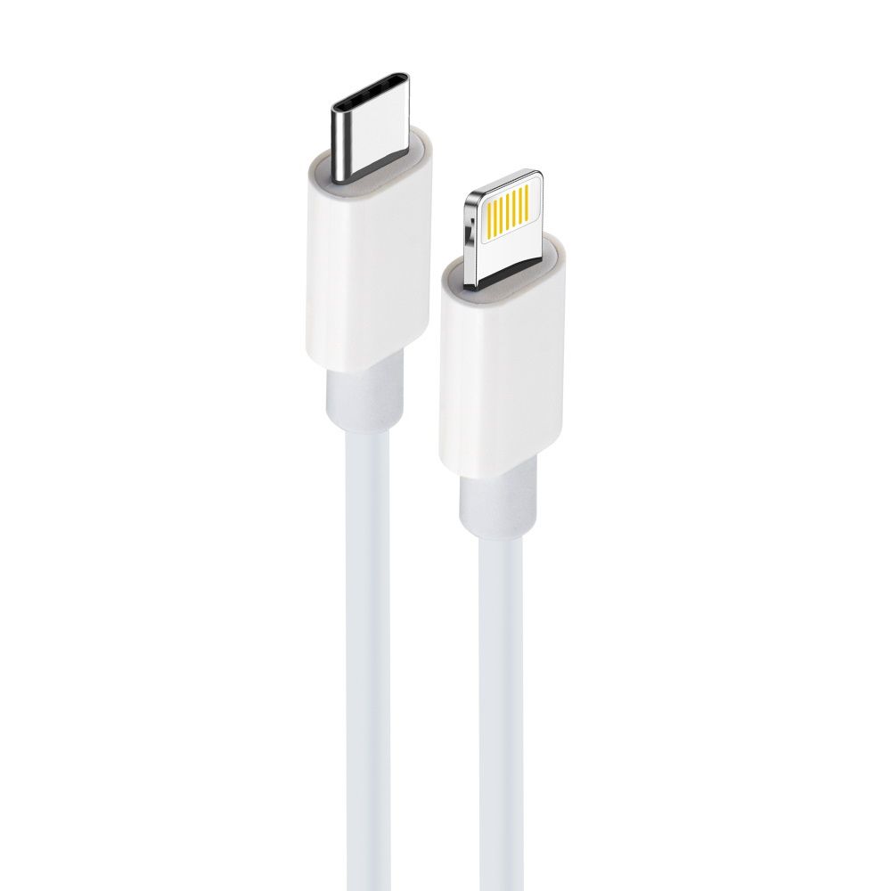 Maxlife Cable USB-C to Lightning PD 20W 2m, Farbe: Weiss, Modell: Lightning