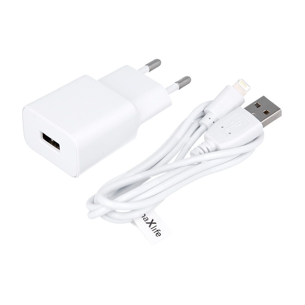 Maxlife Wall Charger USB to Lightning, Farbe: Schwarz, Modell: Lightning