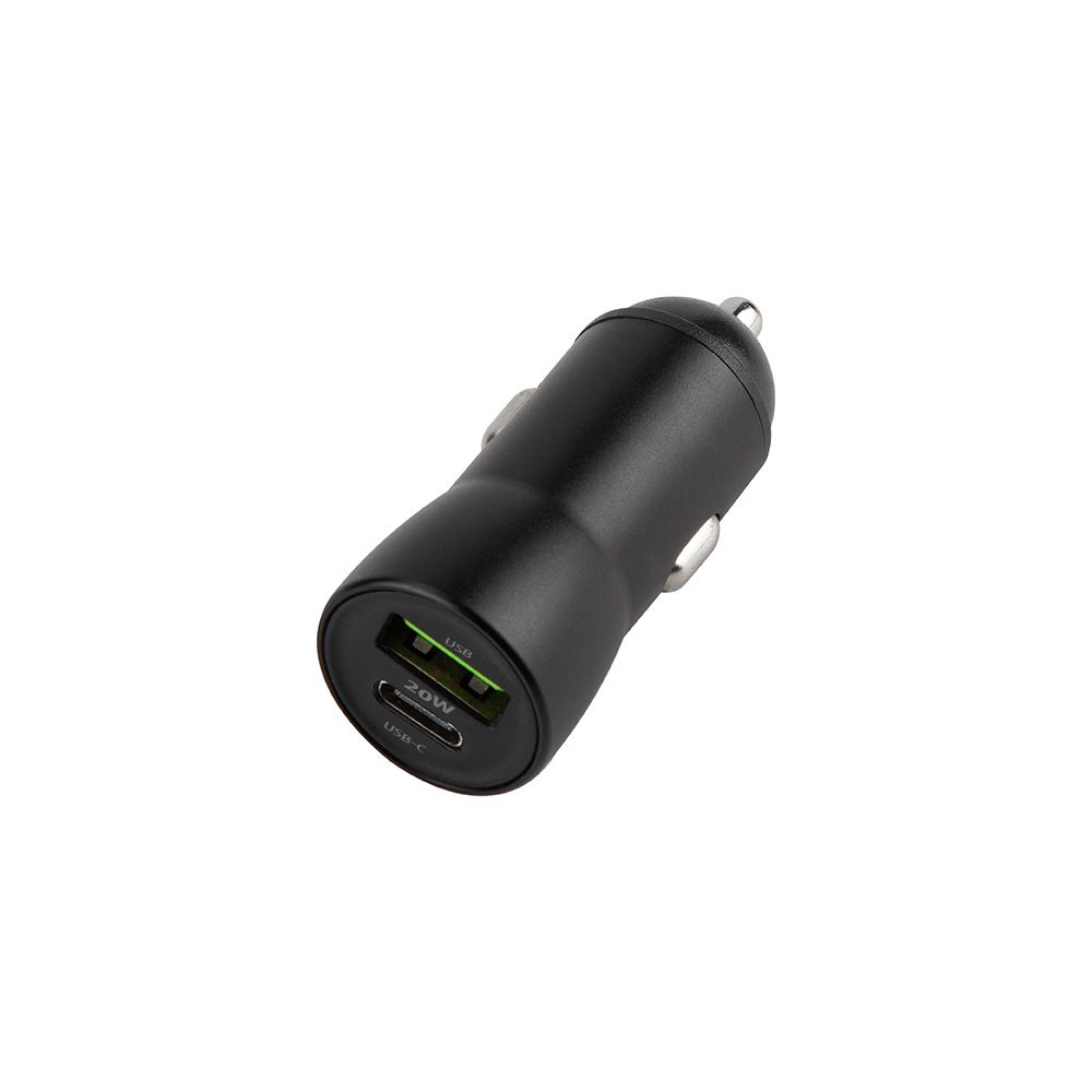 Maxlife Car Charger PD 20W Duo, Farbe: Schwarz, Modell: USB-A / USB-C