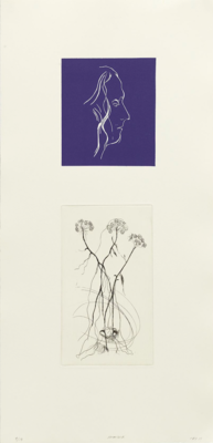 Hemlock (double) - Linocut &amp; Line etching