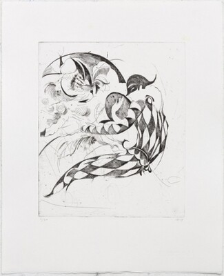 Hellequin (Trivelin) - Line Etching