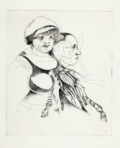 The Inkwell (Zebra) - Etching