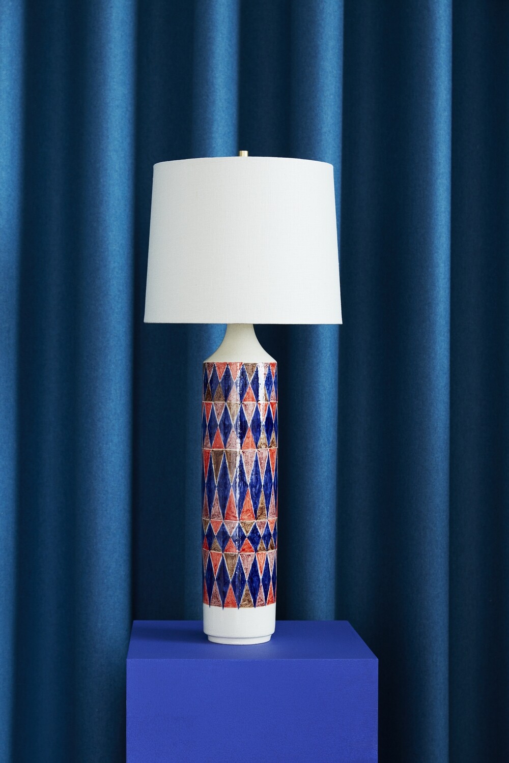 Checkered Lamp (Blue/Orange/Cherry/Umber)