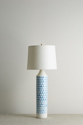 Checkered Lamp (Turquoise)