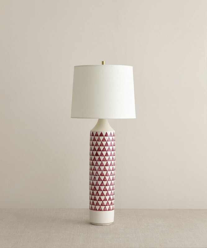 Checkered Lamp (Cherry)