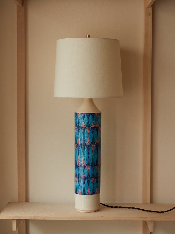 Checkered Lamp - LAMP155