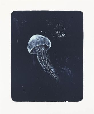 Moon Medusa (III) - Lithograph