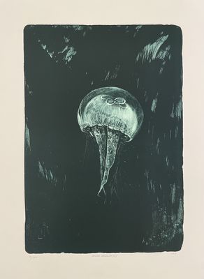 Moon Medusa (I) on KOZO - Lithograph