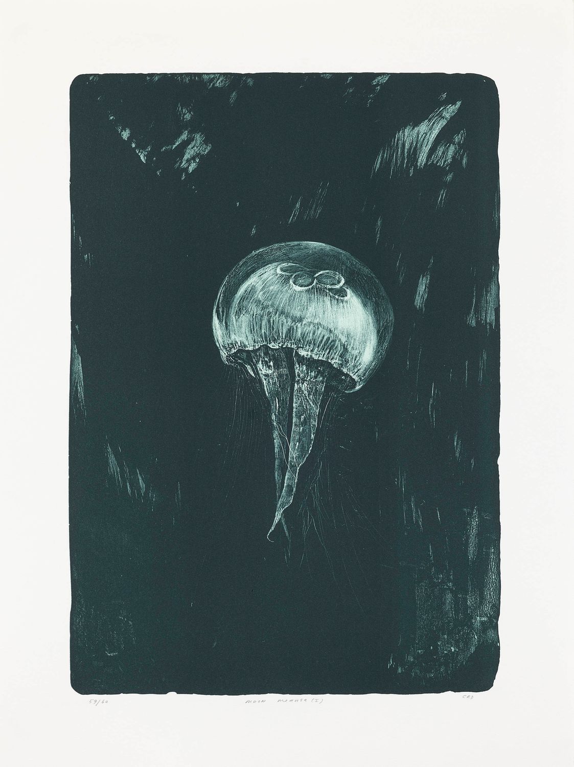 Moon Medusa (I) - Lithograph