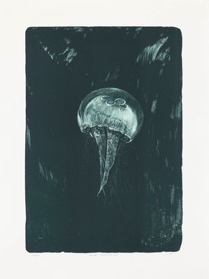 Moon Medusa (I) - Lithograph