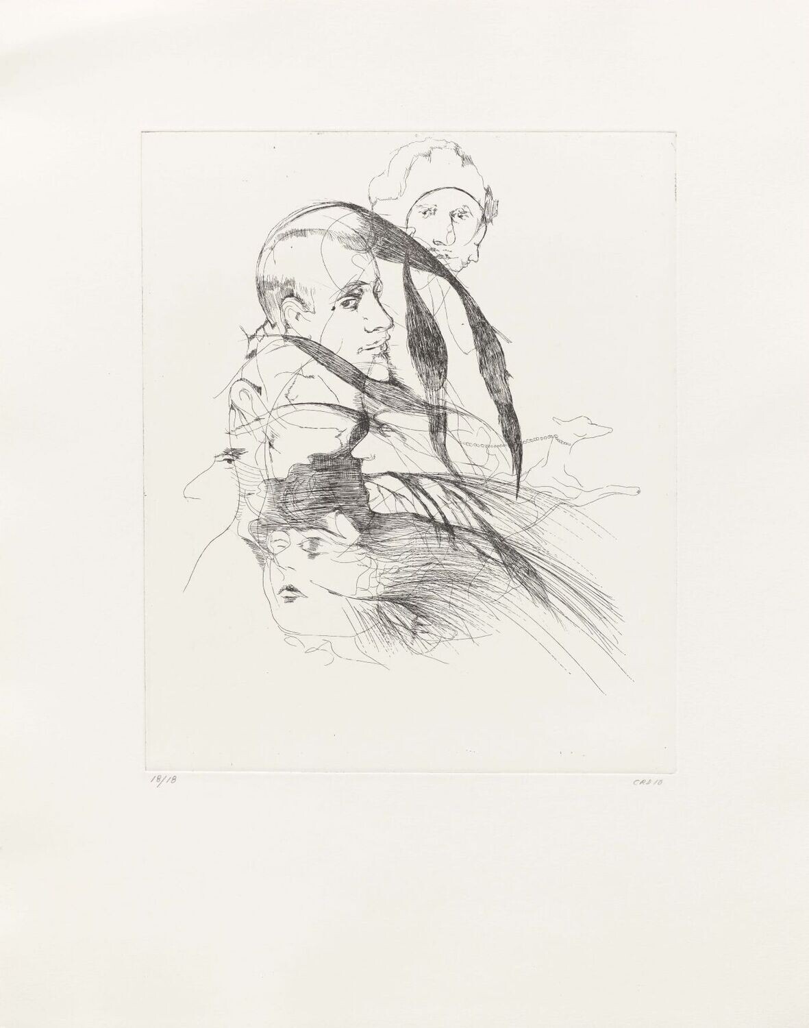 The Gaze - Etching