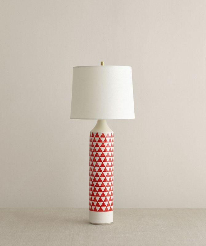 Checkered Lamp (Orange)