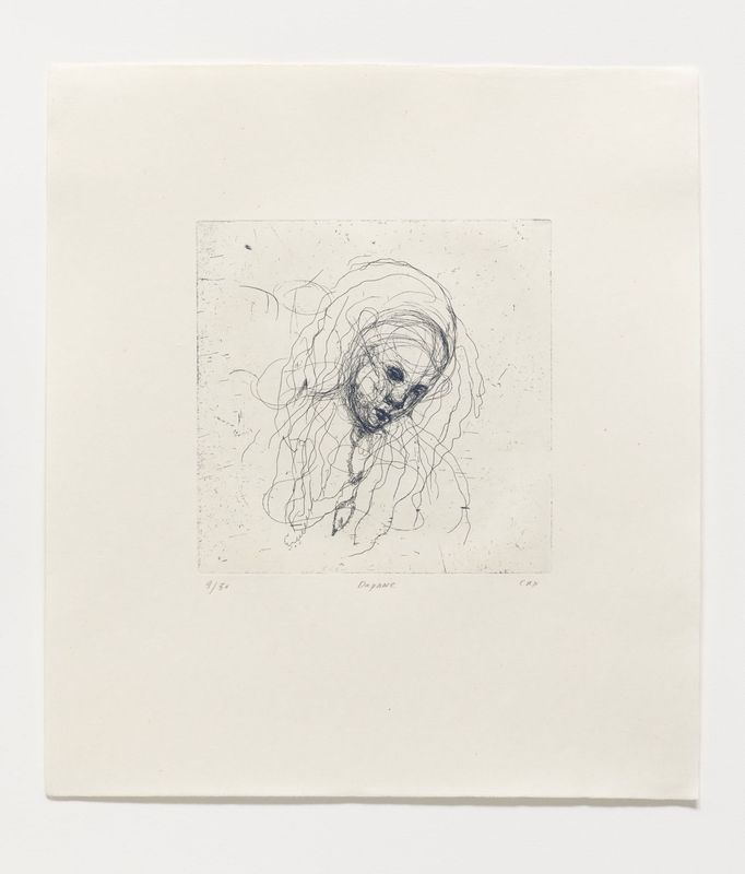 Daphne (Blue) - Etching