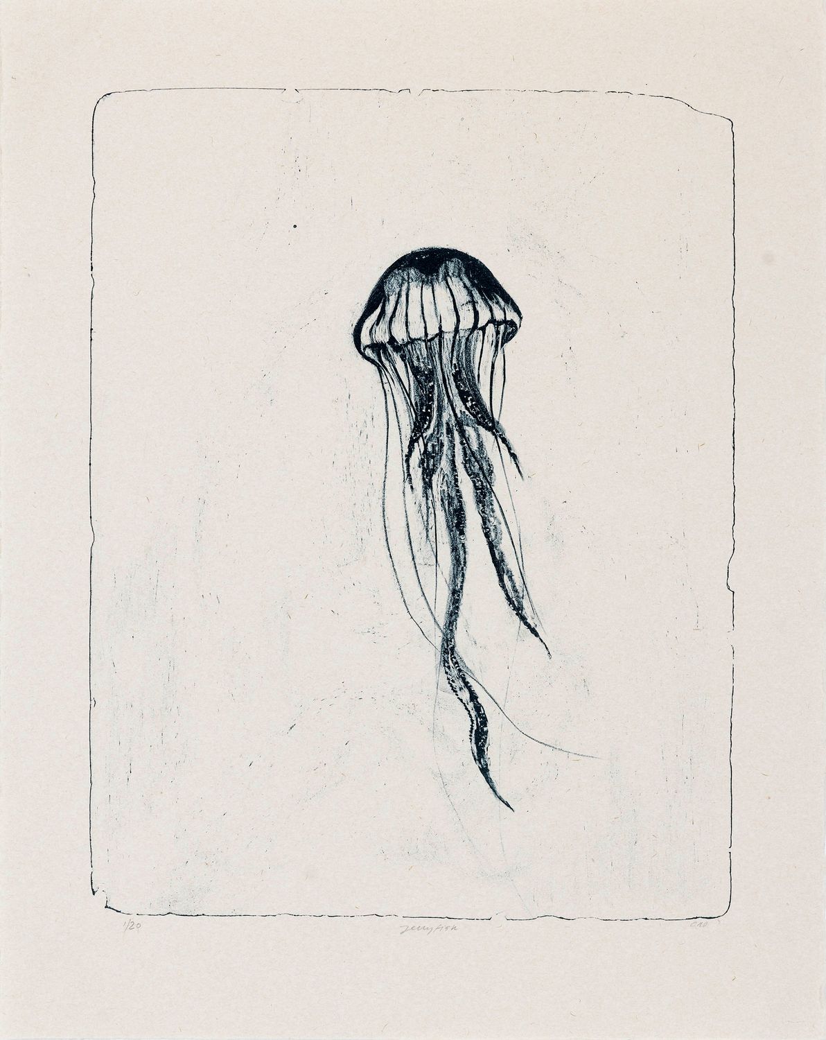 Jellyfish (KOZO) - Lithograph