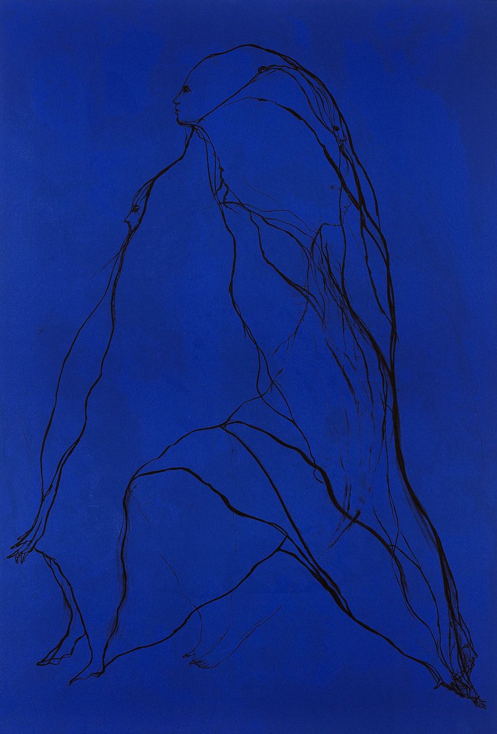 Swoon (Blue) - Lithograph