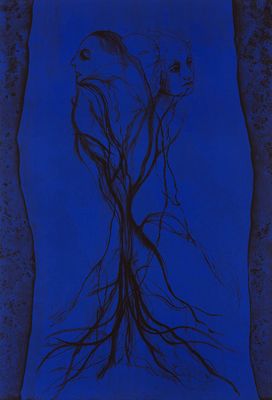 Mater Tree  (Blue) - Lithograph