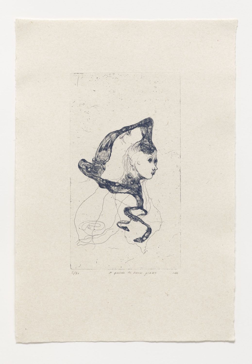 A Guide to Dark Places - Etching