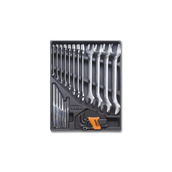 TERMOFORMATO CHIAVI COMBINATE, CHIAVI MASCHIO ESAGONALI PIEGATE E CACCIASPINA