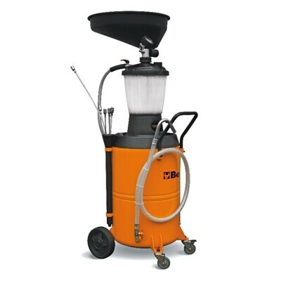 RECUPERATORE/ASPIRATORE OLIO ESAUSTO, CARRELLATO CON SERBATOIO DA 90 LITRI E PRECAMERA