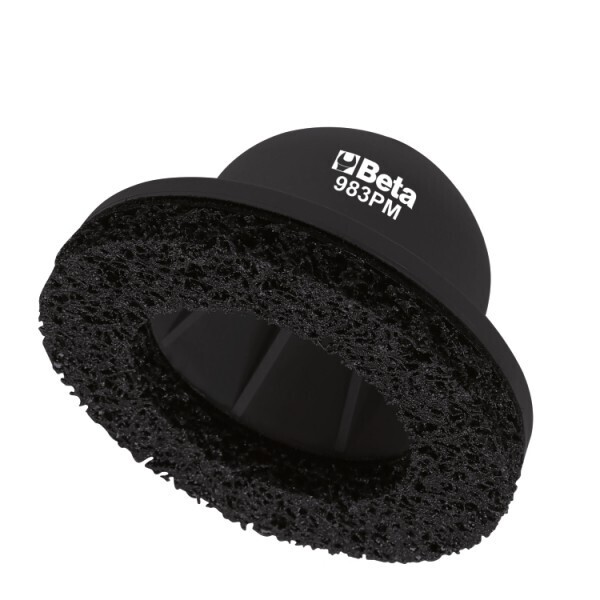 SPAZZOLA ABRASIVA PER PULIZIA MOZZI