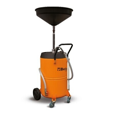 RECUPERATORE OLIO ESAUSTO CARRELLATO CON SERBATOIO DA 90 LITRI