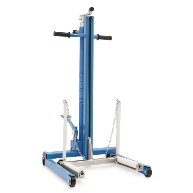 SOLLEVATORE IDRAULICO A PEDALE PER PNEMATICI