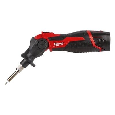 SALDATORE 12V CON 1 BATTERIA DA 2 Ah, CARICABATTERIA