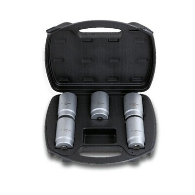 SERIE DI 5 CHIAVI A BUSSOLA PER SERRAGGIO DADO MOZZO IN VALIGETTA DI PLASTICA