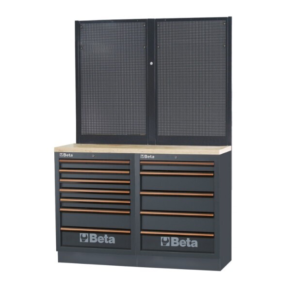 ARREDO 1,3MT PIANO LEGNO 2 MODULI