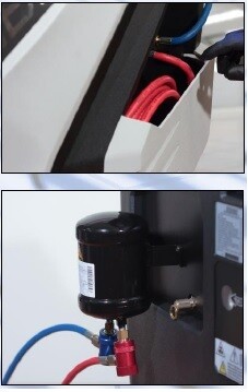 STAZIONE DI RICARICA CLIMATIZZATORE CON KIT GAS R134A