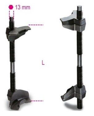 COPPIA DI PRESSORI PER MOLLE AMMORTIZZATORI