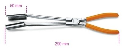 PINZA PER CAPPUCCI CANDELE D'ACCENSIONE A BECCHI LUNGHI PIEGATI 15°