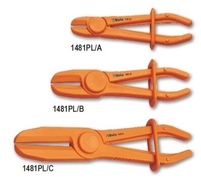 SET DI 3 PINZE IN PLASTICA PER OCCLUSIONE TUBI E MANICOTTI