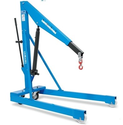 GRU IDRAULICA A CARRELLO PIEGHEVOLE - PORTATA 1.000 KG