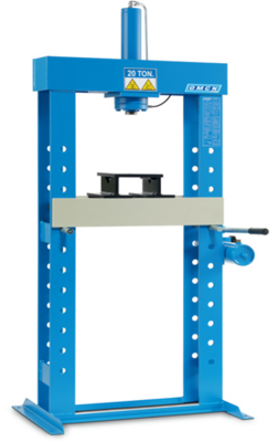 PRESSA IDRAULICA CON POMPA A MANO, 15 TON.