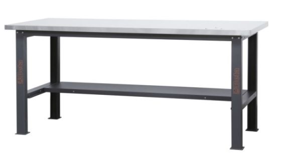 BANCO DA LAVORO PIANO LEGNO LUNGHEZZA 2,10 metri