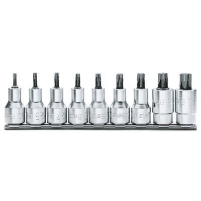 SET 9 BUSSOLE MASCHIO 1/2" TORX, TIPO CORTO