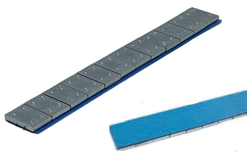 BARRETTA ADESIVE IN FERRO ZINCATO 60 GR (5 GRX12) 100 PZ