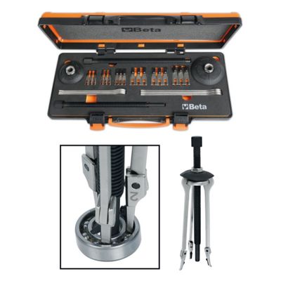 KIT ESTRATTORI PER CUSCINETTI CON TERMINALI SOTTILI INTERCAMBIABILI