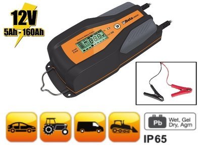 CARICABATTERIE ELETTRONICO 12/24V 2-8A MULTIFUNZIONE