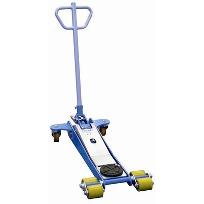 SOLLEVATORE IDRAULICO 2 TON A CARRELLO CON 6 RUOTE