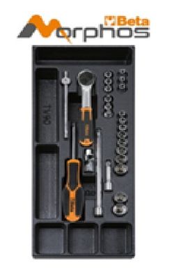 TERMOFORMATO BUSSOLE ESAGONALI DA 1/4" + ACCESSORI