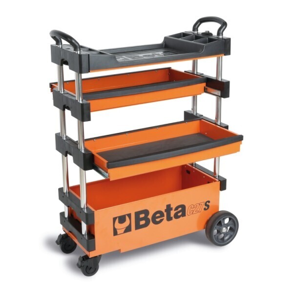CARRELLO PORTA UTENSILI RICHIUDIBILE ARANCIO