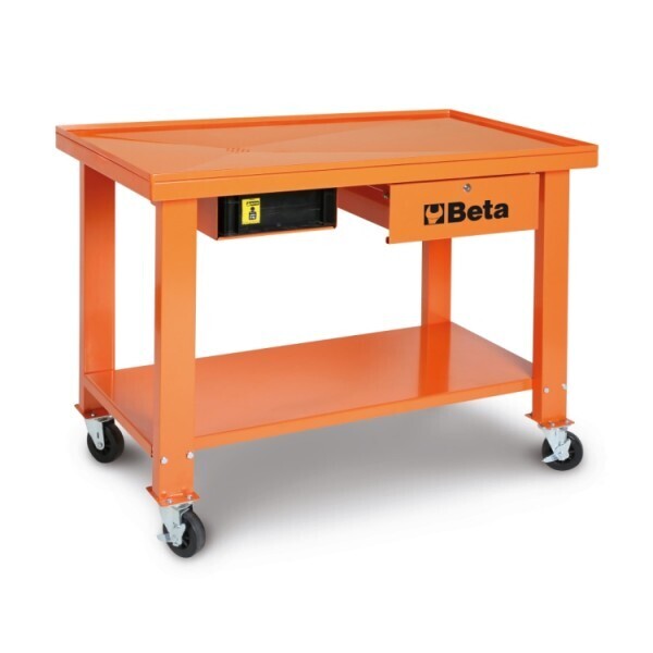 CARRELLO PER CAMBI/ TRASMISSIONI CON RECUPERO LIQUIDI ARANCIONE