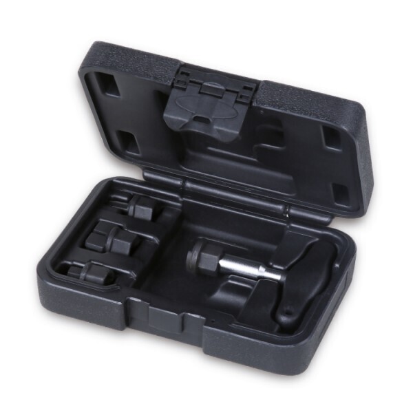 KIT CHIAVI SPECIALI PER TAPPI OLIO IN PLASTICA, ATTACCO QUADRO 3/8''
